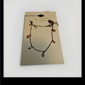 LC Lauren Conrad Gold and Silver Charm Bracelet OSFM